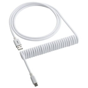 CableMod Classic Coiled Keyboard Cable USB-C - USB-A 1.5m Glacier White / Kabel pro klávesnici (CM-CKCA-CW-WW150WW-R)