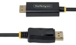 StarTech černá / Redukce DisplayPort na HDMI / jištěný konektor / 1 m / 4K 60Hz / 10bit (1M-DP-HDMI-4K60-GR)