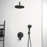 IDEAL STANDARD - Idealrain Držák sprchy s přípojkou, černá BC807XG