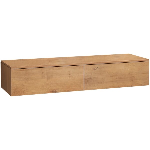 CERANO Koupelnová skříňka pro umyvadla na desku Noira - dub medový - 120x28x48 cm