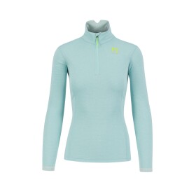 Dámská mikina KARPOS W Pizzocco Half Zip, Aqua Sky velikost: L