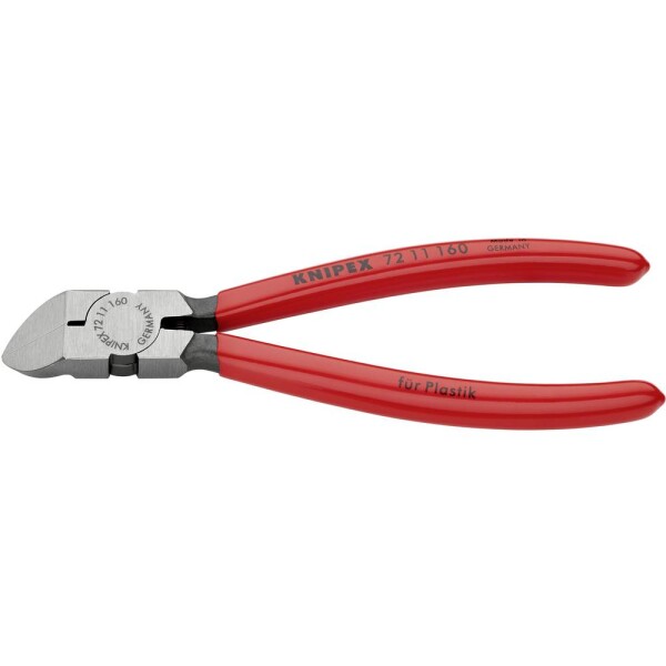 Knipex Knipex-Werk 72 11 160 dílna boční štípací kleště na plast bez fazety 160 mm