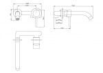 INVENA - Umyvadlová baterie DAFNI, černá BP-88-U04-A