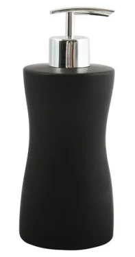 MSV PALMA dávkovač mýdla černý / keramika / 420 ml