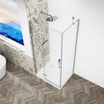 GELCO - TRINITY CHROM čtvercový kout 1200x1200 levý, čiré sklo, GT5612-12CL-CH GT5612-12CL-CH