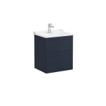 Koupelnová skříňka s umyvadlem VitrA Root 60x67x46 cm modrá mat ROOTC60BINTC ROOTC60BINTC