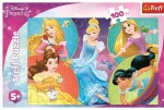 TREFL Puzzle Disney princezny Setkání sladkých princezen 100 dílků