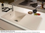 VILLEROY & BOCH - Keramický dřez Timeline 60 White alpin nástavný 1000 x 510 bez excentru 679001R1