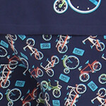 EVONA a.s. Pánské dlouhé pyžamo P ANATOL s motivem kol - P ANATOL XXL