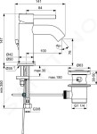 IDEAL STANDARD - Connect Air Umyvadlo nábytkové 640x460x165 mm, s přepadem, otvor pro baterii, černá E0289V3