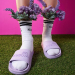 Žabky do bazénu basic plain fialové KUBKBB-SS24-02-10 40