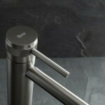 REA - Umyvadlová baterie Lungo Grip - Gun Grey, vysoká REA-B8779