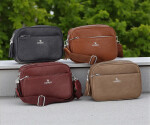 Trendy malá dámská koženková crossbody Kirikay, tmavě modrá