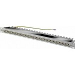 Intellinet 24-Port Cat6a Patchpanel geschirmt 1HE Kabeleinführung 90° abgewinkelt schwarz 24 portů patch panel 483 mm (1