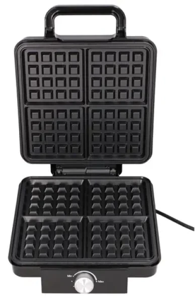 Extralink Home černá / Vaflovač / 1500 W / 4 komory (EX.29829)