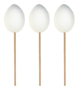 Vajíčka z buničiny k nazdobení - zápich 6 cm+ špejle (12 ks)
