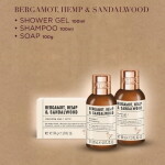 Baylis & Harding Dárková sada pánské pečující kosmetiky Hemp/Bergamot/Sandalwood, hnědá barva