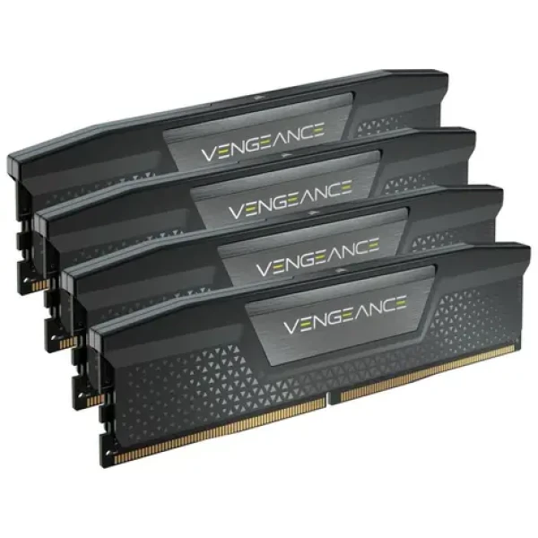 Corsair Vengeance DDR5 64GB (4x 16GB) černá / Operační paměť / DDR5 6400MHz / CL32 / DIMM / XMP 3.0 (CMK64GX5M4B6400C32)