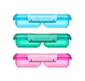 Sistema Lunch Small Split Dělený svačinový box se 2 oddíly 350 ml mix barev (9414202415189)