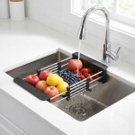 REA - Teleskopický odkapávač na dřez P14487 Black HOM-09973