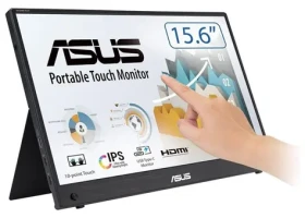 15.6" ASUS ZenScreen MB16AHT černá / Přenosný monitor / IPS / FHD 1920 × 1080 / dotykový / USB-C + HDMI / repro (MB16AHT)