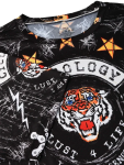 Sportovní triko CYCOLOGY City of Angels Black, pánské, krátký rukáv (Motiv City of Angels, velikost S)
