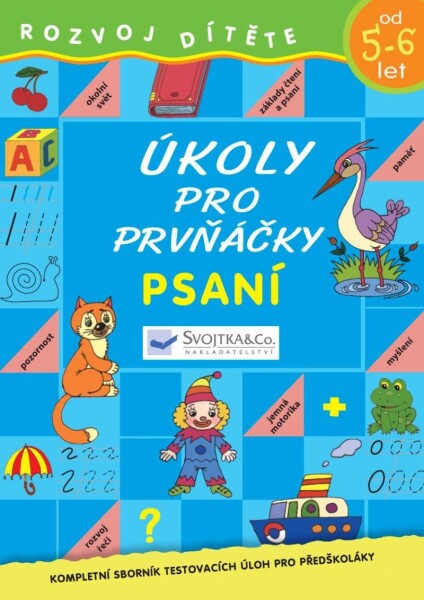 Úkoly pro prvňáčky - Psaní od 5-6 let