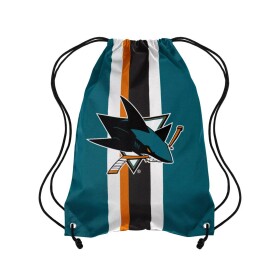 Vak San Jose Sharks NHL FOCO Team Stripe Drawstring Backpack