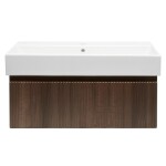 Koupelnová skříňka s umyvadlem SAT Evolution 98x30x44,8 cm ořech mat SATEVO100NAU2 SATEVO100NAU2