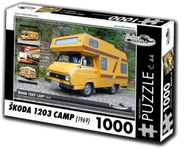 RETRO-AUTA Puzzle č. 44 Škoda 1203 Camp (1969)
