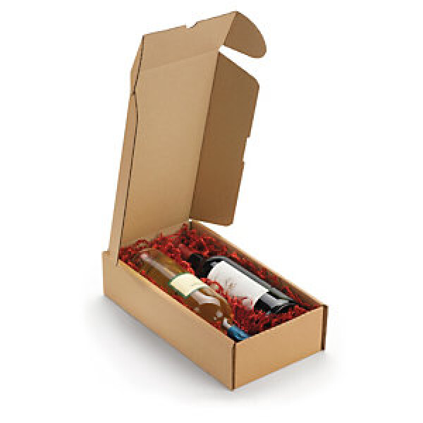 20 x Poštovní krabice Rigibox 165x335x80mm, plochá, hnědá