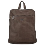 Trendy dámský koženkový kabelko-batoh Coveri Gitta, coffee