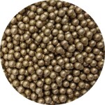 Cukrové perly zlaté metalické 7mm 1kg - I LOVE CAKES