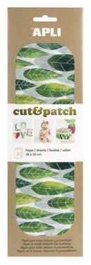 APLI CutPatch papír 30 x 50 cm - Listy zelené 3 ks