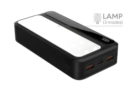 Rebeltec P20 LCDPD LAMP / Powerbanka / 20 000 mAh / LCD displej / PD nabíjení / LED svítilna (RBLAKT00031)