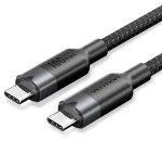 Vention černá / Kabel USB-C na USB-C / USB 3.2 Gen 2 / 10 Gbps / 1 m / 5 A / 100 W PD (TRGBF)