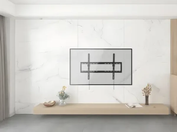 Equip Nástěnný držák TV 37-70" černý / Držák / VESA 200x200-600x400 mm / Náklon -8° až 0° / nosnost 35 kg (650334)