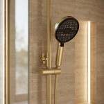 REA - Sprchový set Prime Brush Gold REA-P7624
