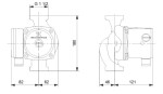 Grundfos UPS 25-80N 180 mm 95906439