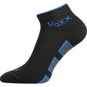 VOXX Ponožky sportovní slabé DUKATON se stříbrem ČERNÉ (3 páry) 35-38 100713