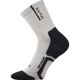 VOXX Ponožky sportovní slabé JOSEF se stříbrem SVĚTLE ŠEDÉ 39-42 101309