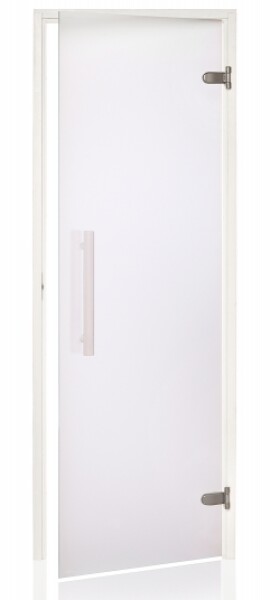Dveře do sauny "A" 8x21 Satin 790x2090 mm White CA821SAWL