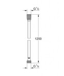 GROHE - Hadice Silverflex sprchová hadice 125 cm, Warm Sunset 28362DA0