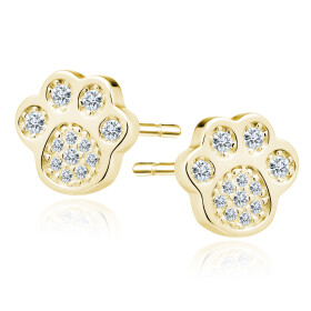 LUNICA Stříbrné náušnice ZLATÁ PACKA 0137 Ag 925; ≤1,3 g.