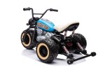 Mamido Dětská elektrická motorka LL6688 24V 2x800W modrá