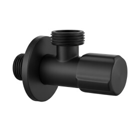 REA - Rohový ventil 02 1/2" x 3/4" Black REA-12007