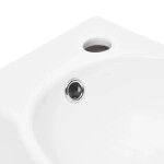 Umyvadlo SAT Brevis 40,5x28 cm otvor pro baterii vlevo SATBRE4028L SATBRE4028L