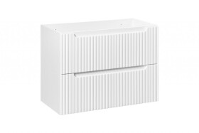 COMAD - Skříňka pod umyvadlo 80cm 2 zásuvky NOVA WHITE 5907611663479
