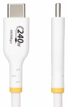 StarTech USB-C 240W PD bílá / Nabíjecí kabel / USB-C - USB-C / 4 m (USB2EPR4MW)