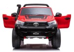 Mamido Dětské elektrické autíčko Toyota Hilux 4x4 lakované červené